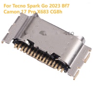 1-5pcs Charging Port Pin Dock Connector Type C For Tecno Spark Go 2023 Bf7 Camon 17 Pro X683 CG8h Ch