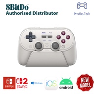 8BitDo Pro 3 Bluetooth Controller– TMR Joysticks, Pro Back Buttons, Charging Dock Switch 2, Windows,