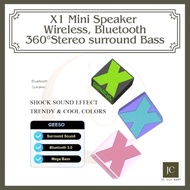 X1 Speaker Portable Bluetooth 360°Stereo Surround BassMini (Random Pick)