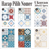 Floor And Wall Tile Stickers (30x45cm) Motif Tiles 9
