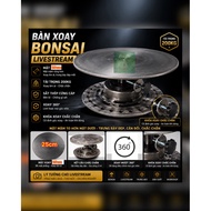 Turntable with load capacity of 200kg, face 25cm, bonsai turntable for live stream bonsai...25CM