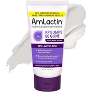 AmLactin KP Bumps Be Gone Hydrating Cream, Moisturizing Cream For Rough and Bumpy Dry Skin, 3 Oz Tub