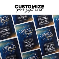 OHJOLLY Custom Design Farewell Gift For Colleague In Bulk Custom Gift Card Thank You Gift