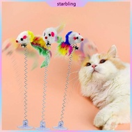 Star Cat Feather Wand Spring Cat Toy Cat Interactive Toy Cat Teaser Wand Mouse