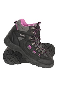 Mountain Warehouse Adventurer Womens Waterproof Hiking Boots Black Womens Shoe Size 7 US