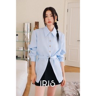 พร้อมส่ง「สินค้าลิขสิทธิ์แท้」Iris Boutique IS2023YD100- IV2023YD83 Light blue sky shirt / vest เสื้อผ