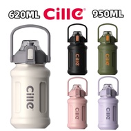 Cille 620ML/950ML Stainless Steel Vacuum Flask Thermoses Water Bottle Termos XB-22192-22193