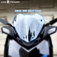 For YAMAHA XMAX 300 2023 Motorcycle Windshield Air Spoiler Visor High Definition Screen Windscreen