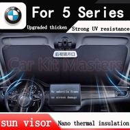 BMW 5 Series sun visor Front Windshield Sunshade UV protection Car Window Sunshade Cover sunshade um