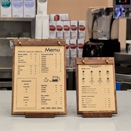 Men Menu Display Card Set Table Horizontal Version Drink Menu A4 Price Table Card Printing A3 Coffee