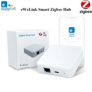 Ewelink Smart Zigbee Gateway Wifi Gateway Wireless Smart Bridge App Kawalan Jauh Menyambungkan Ke Se