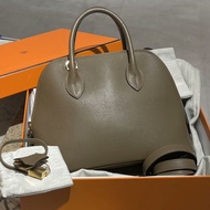 Hermes 愛馬仕 bolide 25保齡球 D0威馬犬內拼4B餅乾色金扣 evercolor z刻99新