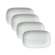 Luzerne Knit Collection: Rectangular Plate (4/pack)