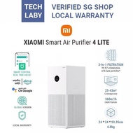 Xiaomi Mi Smart Air Purifier 4 Lite (Global Set, SG Warranty) | LED Display HEPA Filter App Control Mi Home Google Alexa