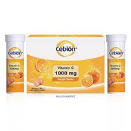 Cebion Effervescent Vitamin C 1000mg 10's x 4 tubes