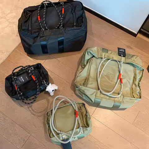 Topologie nylon cloth bag, large capacity single shoulder crossbody bag, men's and women's outdoor h