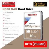 Toshiba N300 3.5" SATA 6.0Gbit/s 7200RPM NAS Internal Hard Drive Bare Drive (4TB/6TB/8TB/10TB/12TB/1