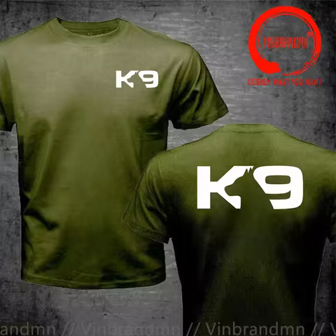 TRAINER K9 Team K-9 Unit Malinois Dog Training Tshirt Men Tops Vintage Summer Clothing 100% Cotton S