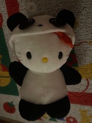 日本中古Hello Kitty 熊貓造型公仔