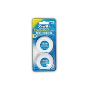 [Oral-B] Oral B Wax-Free/Mint Slightly Waxed Dental Floss Oral B Floss Oral B Dental Floss (2pcs Set