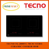 TECNO TG 2008VC 70CM VITRO-CERAMIC COOKER HOB + 1 YEAR WARRANTY