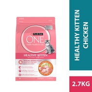 PURINA Purina One® Healthy Kitten with Chicken (1 x 2.7kg Bag) - Kitten Dry Cat Food/ Makanan Kering