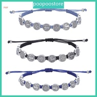 POOP Lady Mary saint Benedict Bracelet Bead Handmade Weave Bracelet Lucky Bracelet