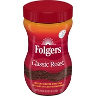 Folgers Classic Roast Instant Coffee, 8-Ounce Jar