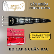 Bọ Cạp 4 Chân Bạc Cao Cấp - Đánh gió - Giải Hàn - Thiết Bị Diện Chẩn