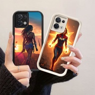 BK-35 Wonder Woman Surprise Casing for OPPO Reno Find 8 X5 7 F21 F21S K9X Pro Lite 5G 4G