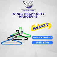 Wings Heavy Duty Hanger 4's (Makapal, pansampay ng damit, tuwalya)