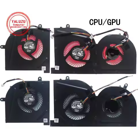 New Laptop CPU GPU Cooling Fan For MSI GS63VR GS63 GS73 GS73VR GS62 MS-16K2 MS-16K3 MS-16K4 MS-16K5 