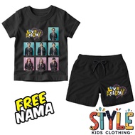 Children's T-shirt Set, Children's Pants, Love Academy, Spiderman, Free Name,/, Children's T-shirt, 