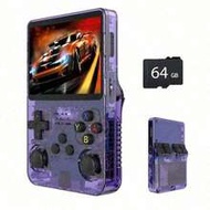 Ugonetend R36S 64GB Retro Game Console, Built-In 20,000+ Games, 3.5" Screen, Supports 13+ Emulators 