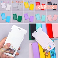 CHIHIRO Business Card Holder, Plastic Credit Card Holders, Cute ID Card Sleeve Child