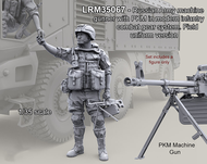 Modern Soldier Full Body Resin Model White Model GK Action Figure 1/35 Scale Collectible Toy for Fan