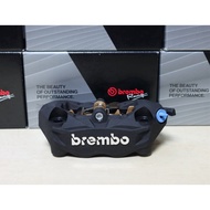 [ST] Brembo Ducati 939 Radiation Calipers (Right Card) Black Background Silver Letter Hole Distance 