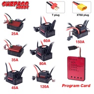 SURPASS HOBBY Waterproof ESC 150A 120A 80A 25A 35A 45A 60A KK Speed Controller for 1/8 1/10 1/12 RC 
