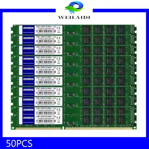 Weilaidi-DDR2 Desktop Memory Ram 2GB 4GB 800Mhz 667Mhz PC2-6400 PC2-5300 DIMM 1.8V 200PIN NON-ECC Fu