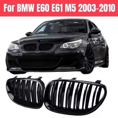 Grill Front Kidney Sport Grilles Hood Grill for BMW E60 E61 5 Series M5 525I 525Xi 528I 528Xi 530I 5