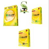 IK YELLOW A4 Paper 70grm 450 Sheets/500 Sheets & 80grm 500 Sheets