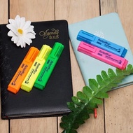 Combo of 5/10/20 FlexOffice FO-HL05 highlighter pens in bright pastel colors that do not smudge or l