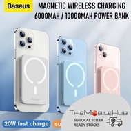 Baseus 6000mAh 10000mAh 20000mAh Magnetic Wireless Charging Power bank Fast Charging iP 16 15 14 13 