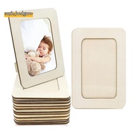 12PCS DIY Wood Picture Frames Standing Photo Frames For 4 X 6 In Photos,
