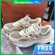 Giày sneaker nam Loro Piana x New Balance 990v6 màu kem sản xuất tại Mỹ.