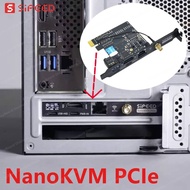 NanoKVM PCIe Sipeed Remote Control / Power / Desktop Maintenance Server UART HDMI USB RISC-V NanoKVM