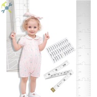 3 in 1 Wall Growth Chart Mirror Acrylic Mirror Growth Chart for Kids Puzzle Growth Chart Mirror for 