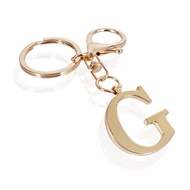 Gold Letter A-Z Keychain for Women Bag Charms Purse Charms For Handbags Metal Alphabet Initial Lette