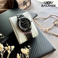 [Original] Balmer 8147L BK-48 Sapphire Women Watch with Black dial and Stainless Steel
