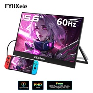 FYHXele Portable Monitor 15.6 inch Portable Monitor 1920X1080 IPS FHD Eye Care Screen USB Type-C Gam